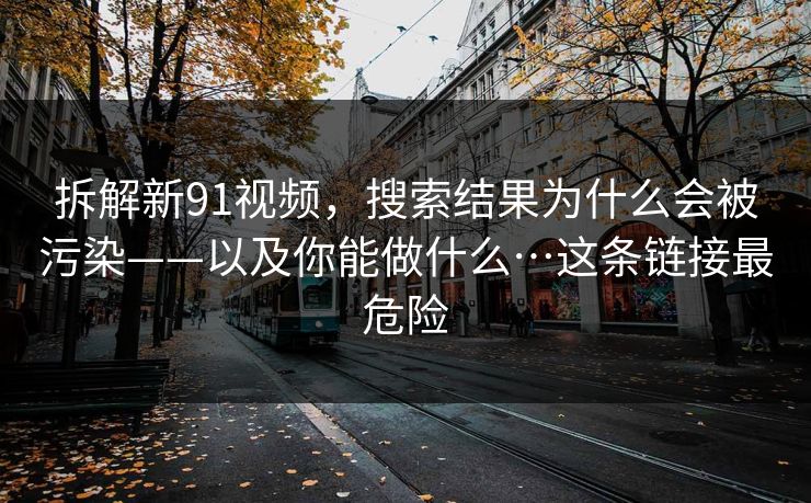拆解新91视频，搜索结果为什么会被污染——以及你能做什么…这条链接最危险